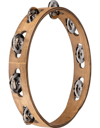 Meinl Percussion TA1WB Traditional Wood Series Tambourine - 10