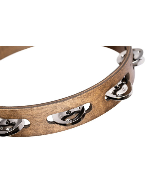 Meinl Percussion TA1WB Traditional Wood Series Tambourine - 10