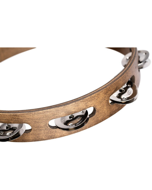 Meinl Percussion TA1WB Traditional Wood Series Tambourine - 10
