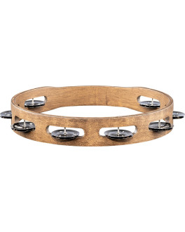 Meinl Percussion TA1WB Traditional Wood Series Tambourine - 10
