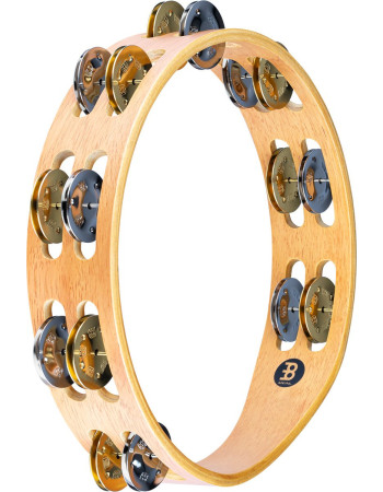 Meinl Percussion TA2M-SNT Traditional Wood Series Tambourine - 10