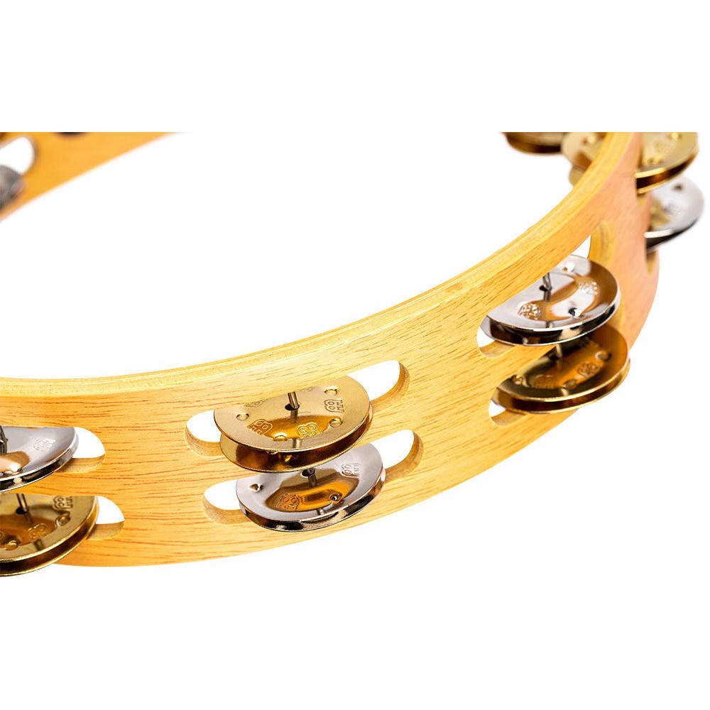 Meinl Percussion TA2M-SNT Traditional Wood Series Tambourine - 10