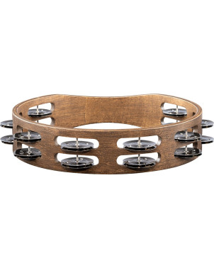 Meinl Percussion TA2WB Traditional Wood Series Tambourine - 10