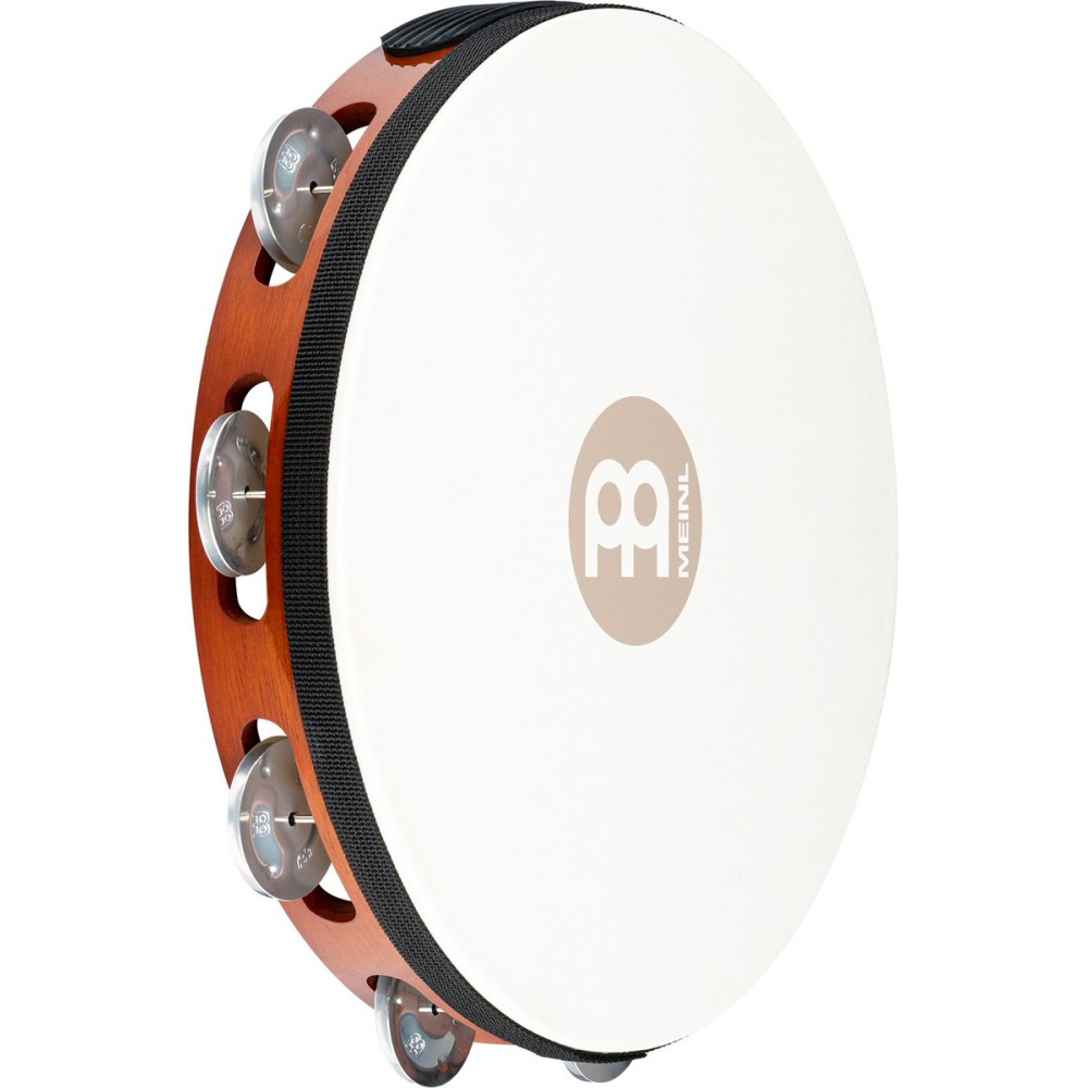 Meinl Percussion TAH1A-AB Traditional Wood Series Headed Tambourine - 10