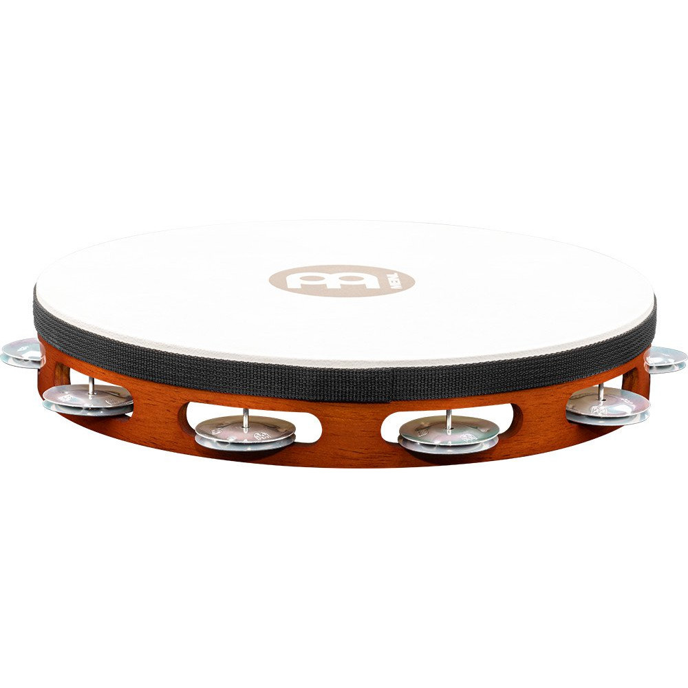 Meinl Percussion TAH1A-AB Traditional Wood Series Headed Tambourine - 10