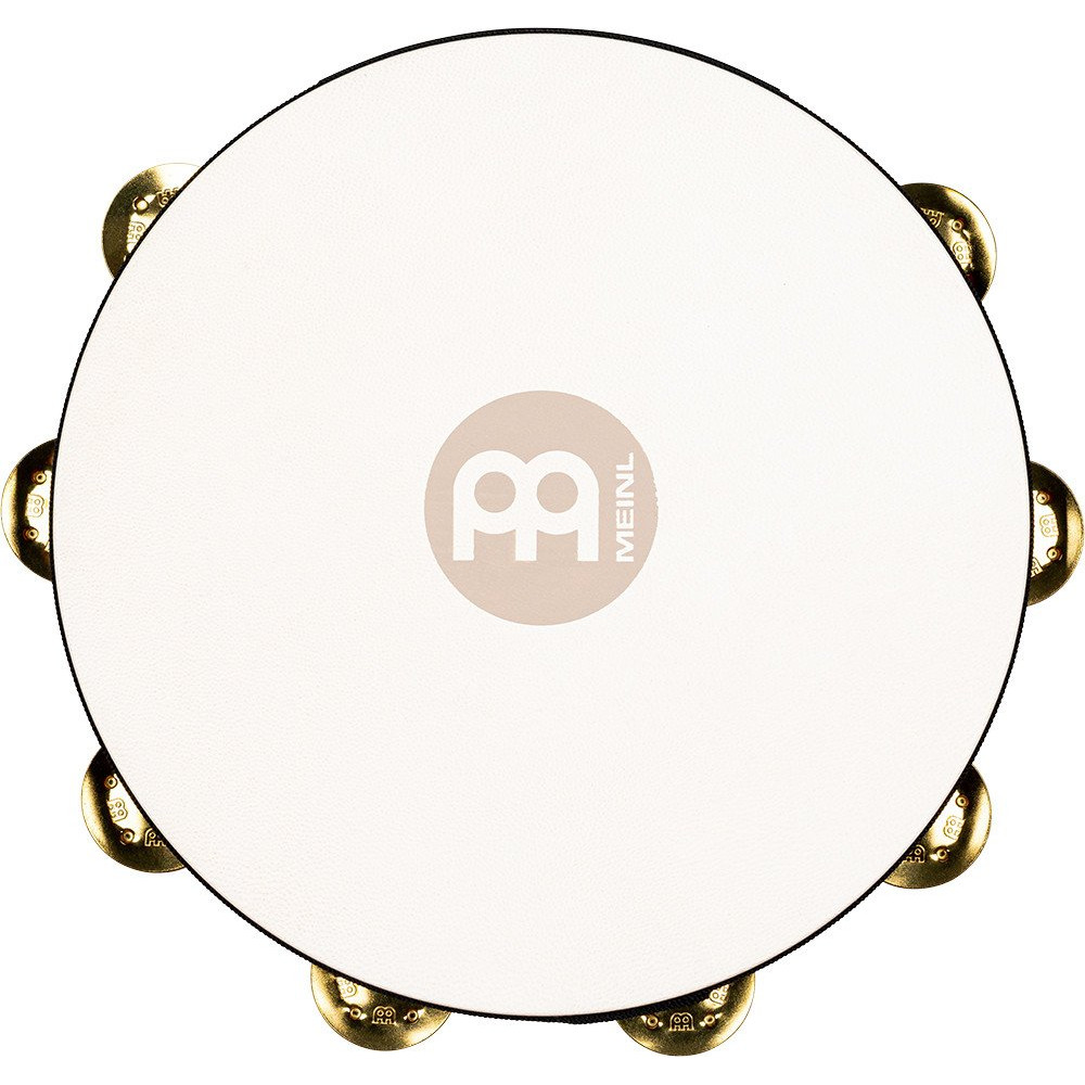 Meinl Percussion TAH1B-AB Traditional Wood Series Headed Tambourine - 10