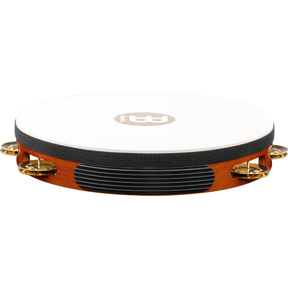 Meinl Percussion TAH1B-AB Traditional Wood Series Headed Tambourine - 10