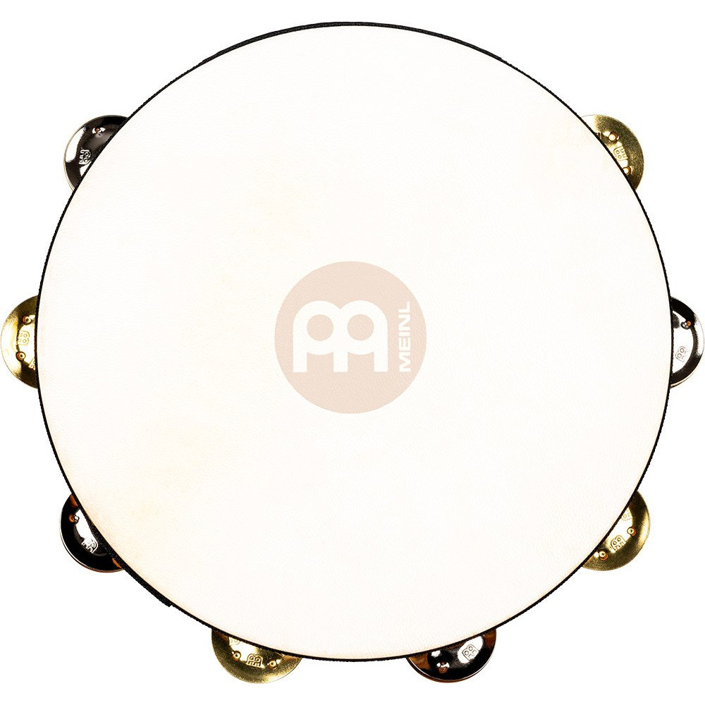 Meinl Percussion TAH1M-SNT Traditional Wood Series Headed Tambourine - 10