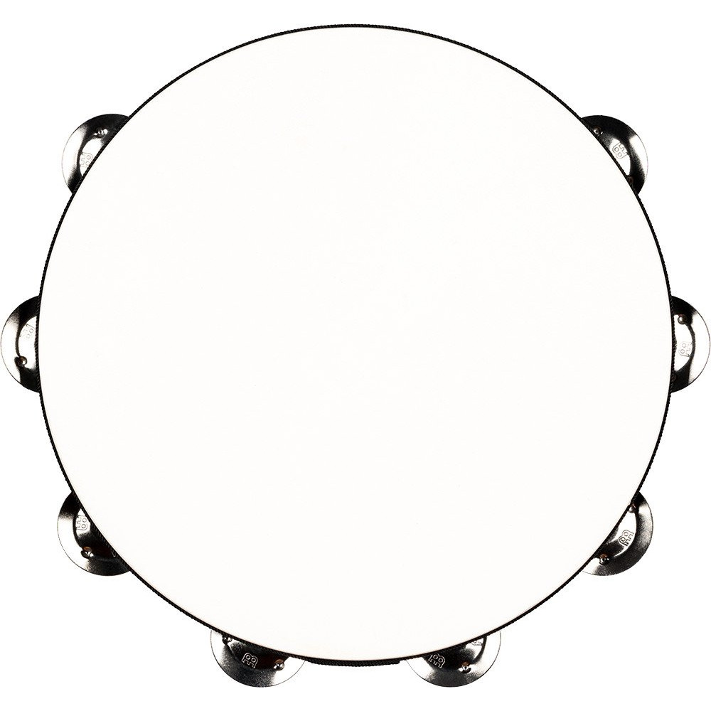 Meinl Percussion TAH1WB Vintage Wood Series Headed Tambourine - 10