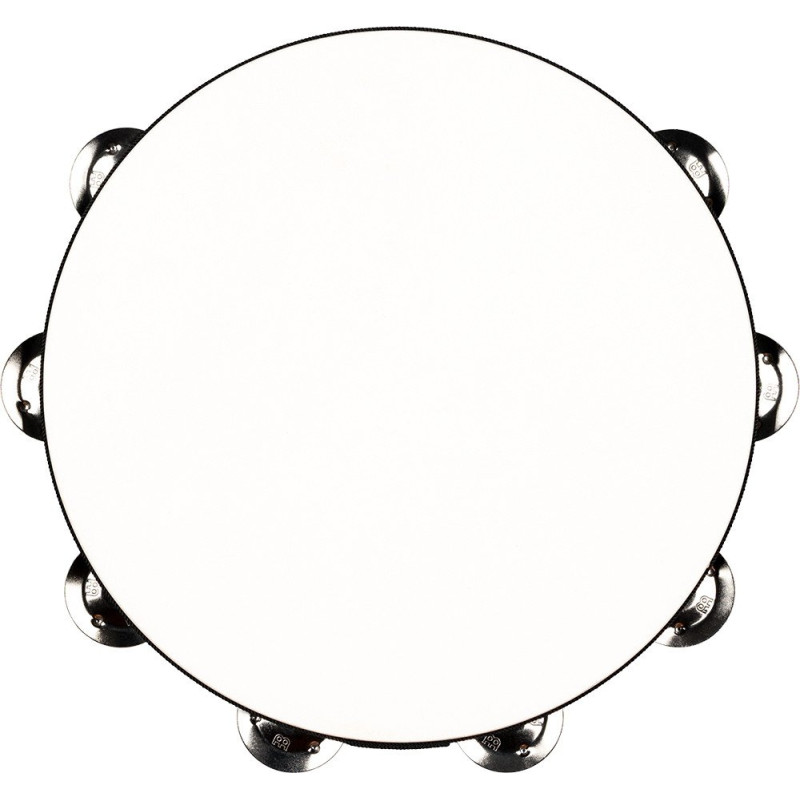 Meinl Percussion TAH1WB Vintage Wood Series Headed Tambourine - 10