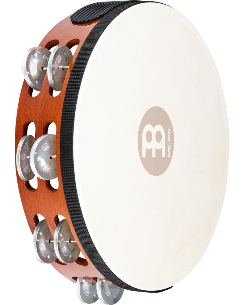 Meinl Percussion TAH2A-AB Traditional Wood Series Headed Tambourine - 10