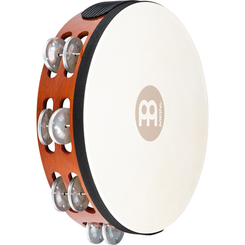 Meinl Percussion TAH2A-AB Traditional Wood Series Headed Tambourine - 10