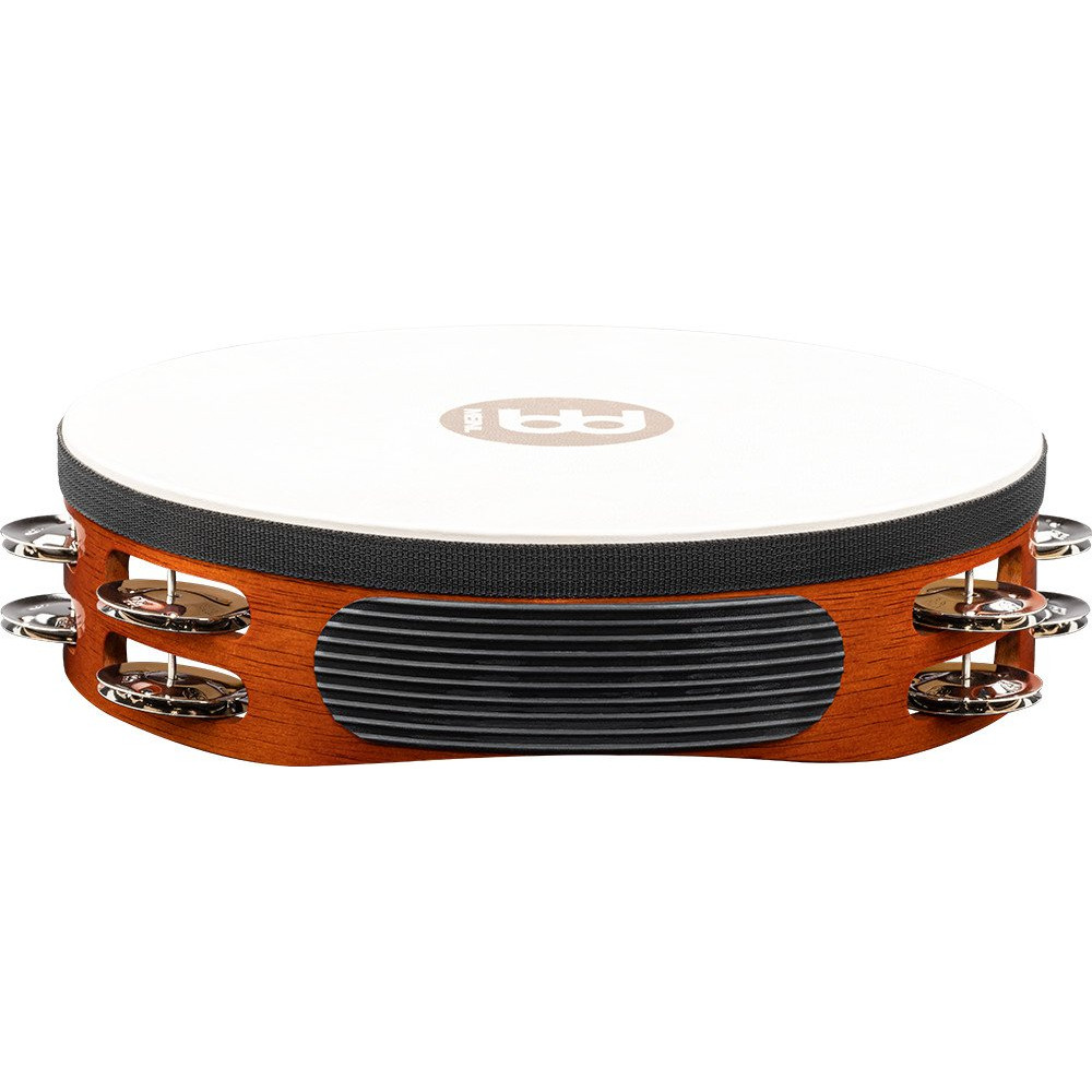 Meinl Percussion TAH2AB Traditional Wood Series Headed Tambourine - 10