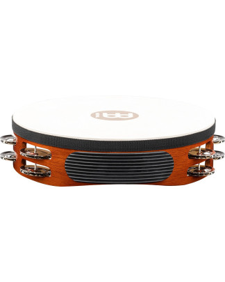 Meinl Percussion TAH2AB Traditional Wood Series Headed Tambourine - 10
