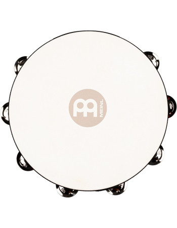 Meinl Percussion TAH2AB Traditional Wood Series Headed Tambourine - 10