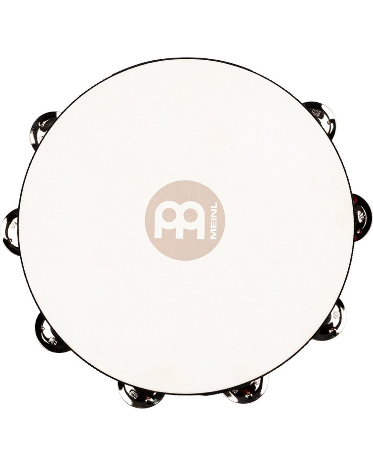 Meinl Percussion TAH2AB Traditional Wood Series Headed Tambourine - 10