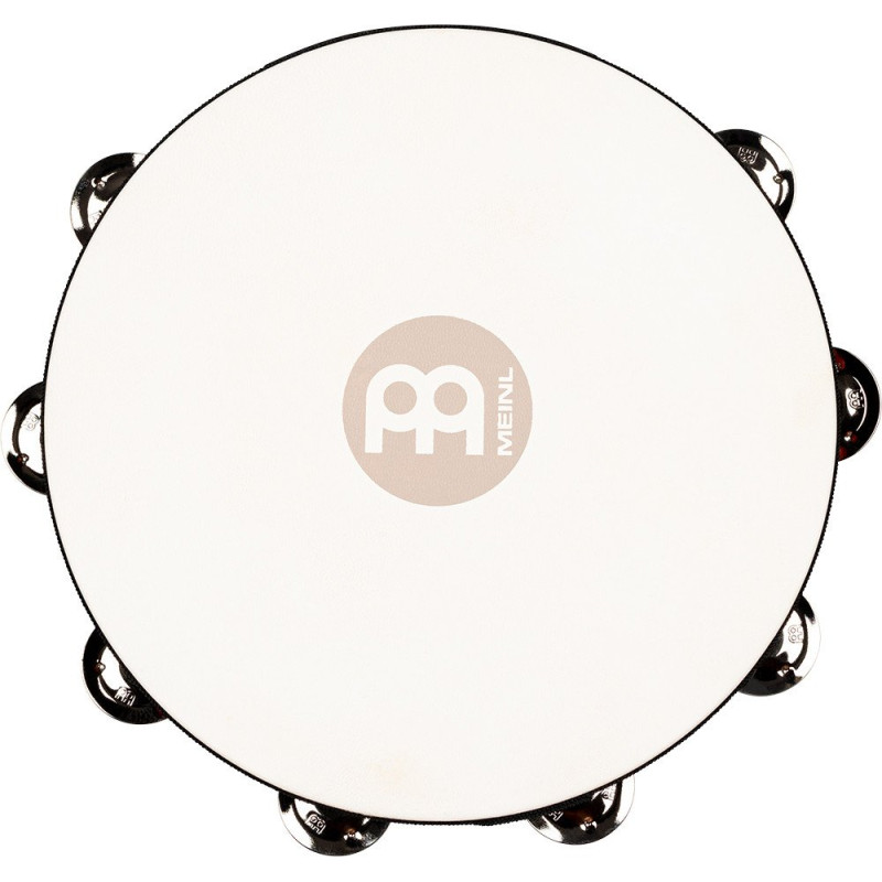 Meinl Percussion TAH2AB Traditional Wood Series Headed Tambourine - 10