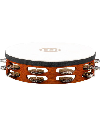Meinl Percussion TAH2AB Traditional Wood Series Headed Tambourine - 10