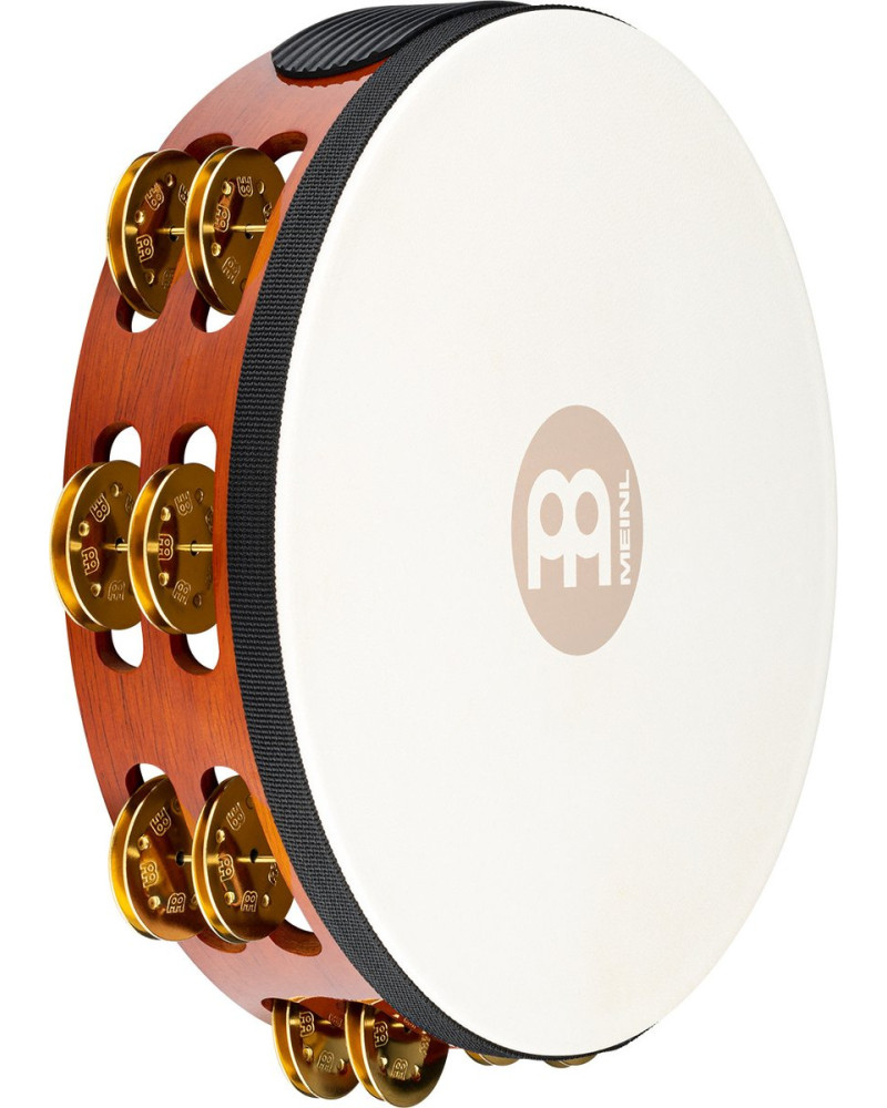 Meinl Percussion TAH2B-AB Traditional Wood Series Headed Tambourine - 10