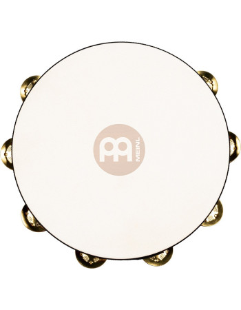 Meinl Percussion TAH2B-AB Traditional Wood Series Headed Tambourine - 10