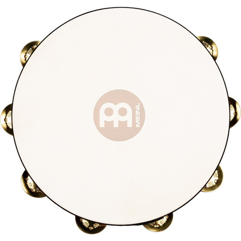 Meinl Percussion TAH2B-AB Traditional Wood Series Headed Tambourine - 10