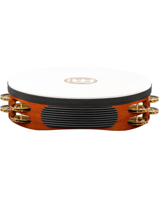 Meinl Percussion TAH2B-AB Traditional Wood Series Headed Tambourine - 10