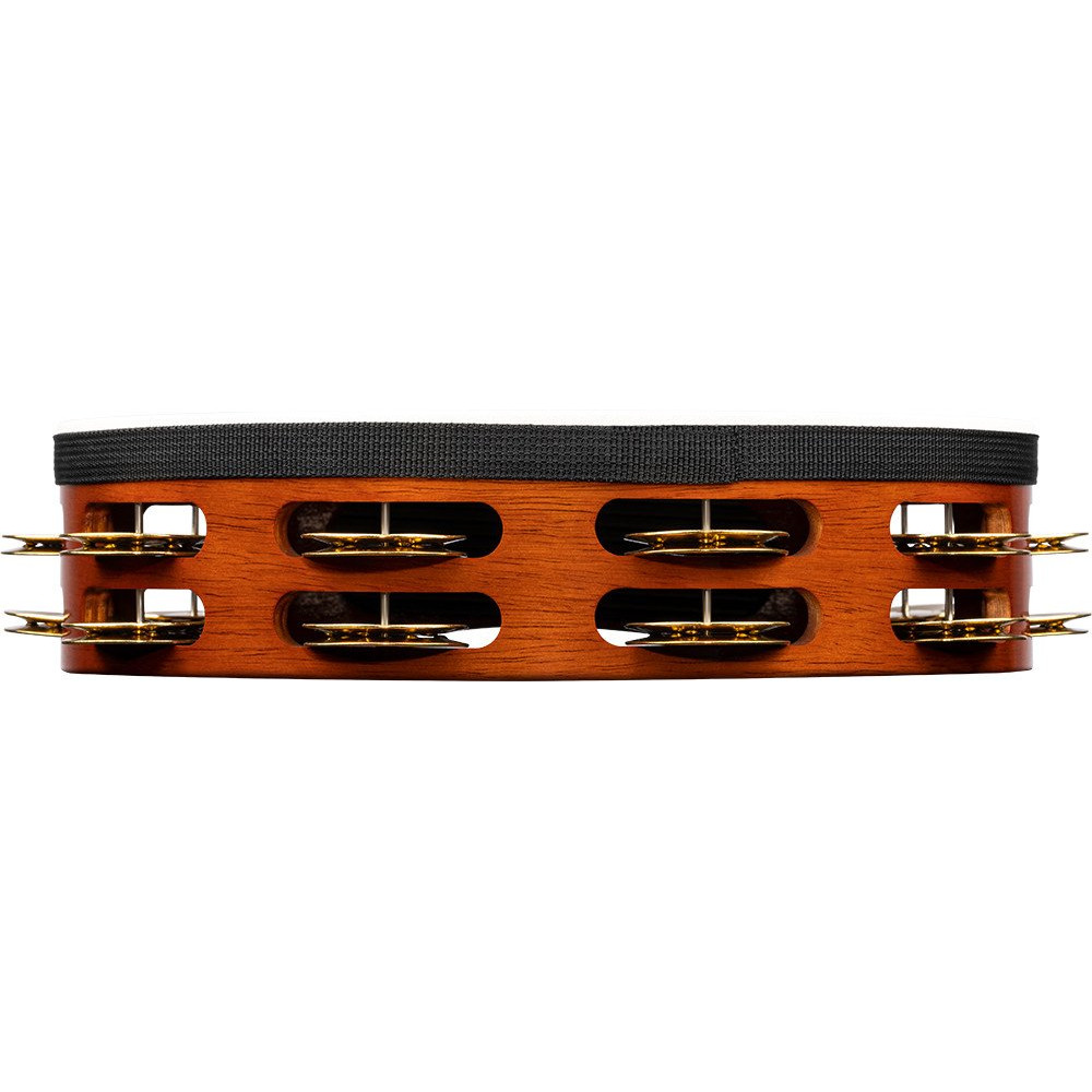 Meinl Percussion TAH2B-AB Traditional Wood Series Headed Tambourine - 10