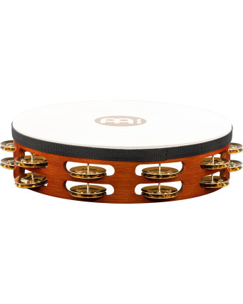 Meinl Percussion TAH2B-AB Traditional Wood Series Headed Tambourine - 10