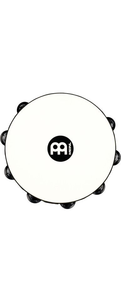 Meinl Percussion TAH2BK-R-TF Traditional Wood Series Headed Tambourine - 10