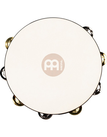 Meinl Percussion TAH2M-SNT Traditional Wood Series Headed Tambourine - 10