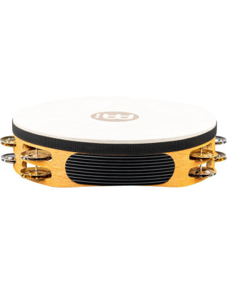 Meinl Percussion TAH2M-SNT Traditional Wood Series Headed Tambourine - 10