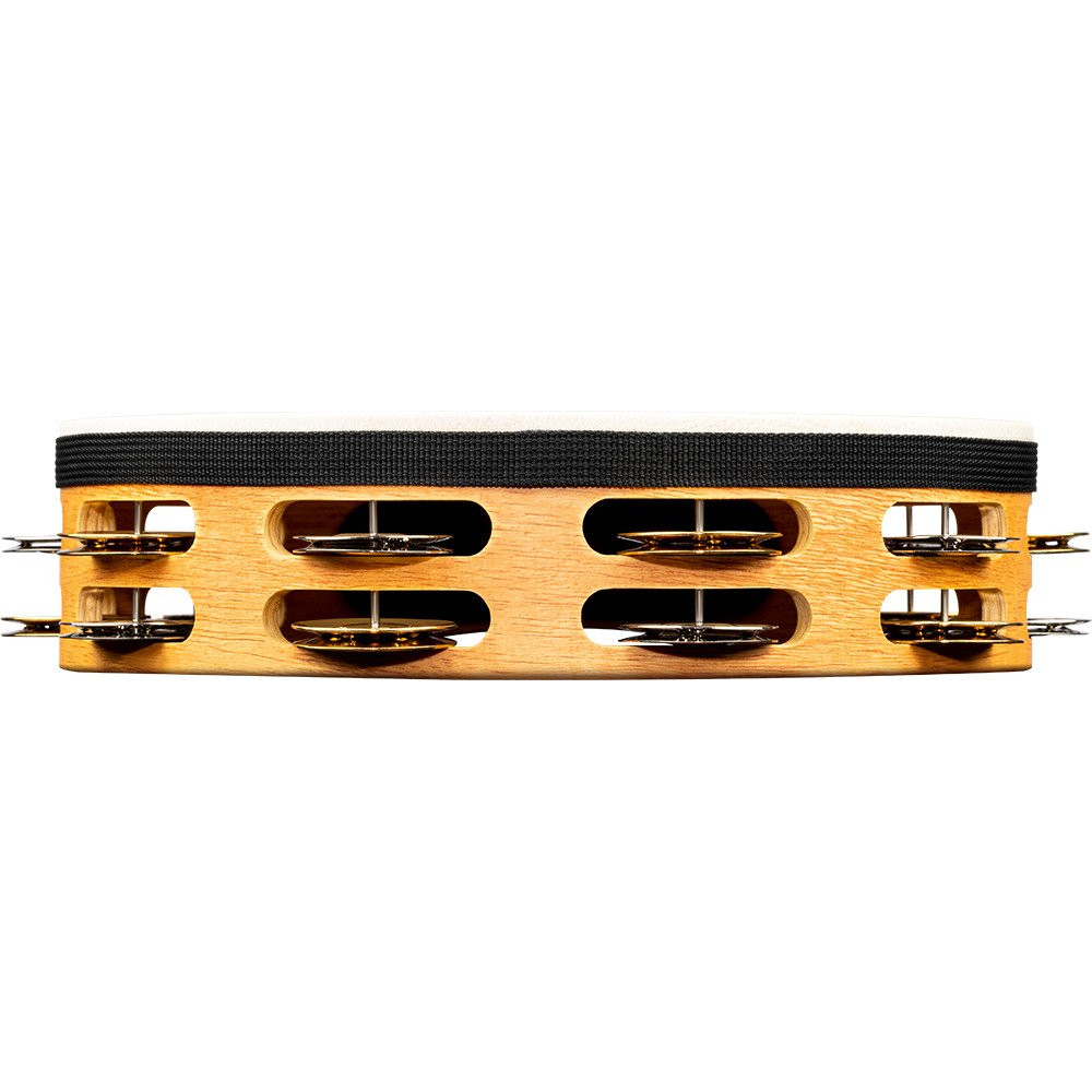 Meinl Percussion TAH2M-SNT Traditional Wood Series Headed Tambourine - 10
