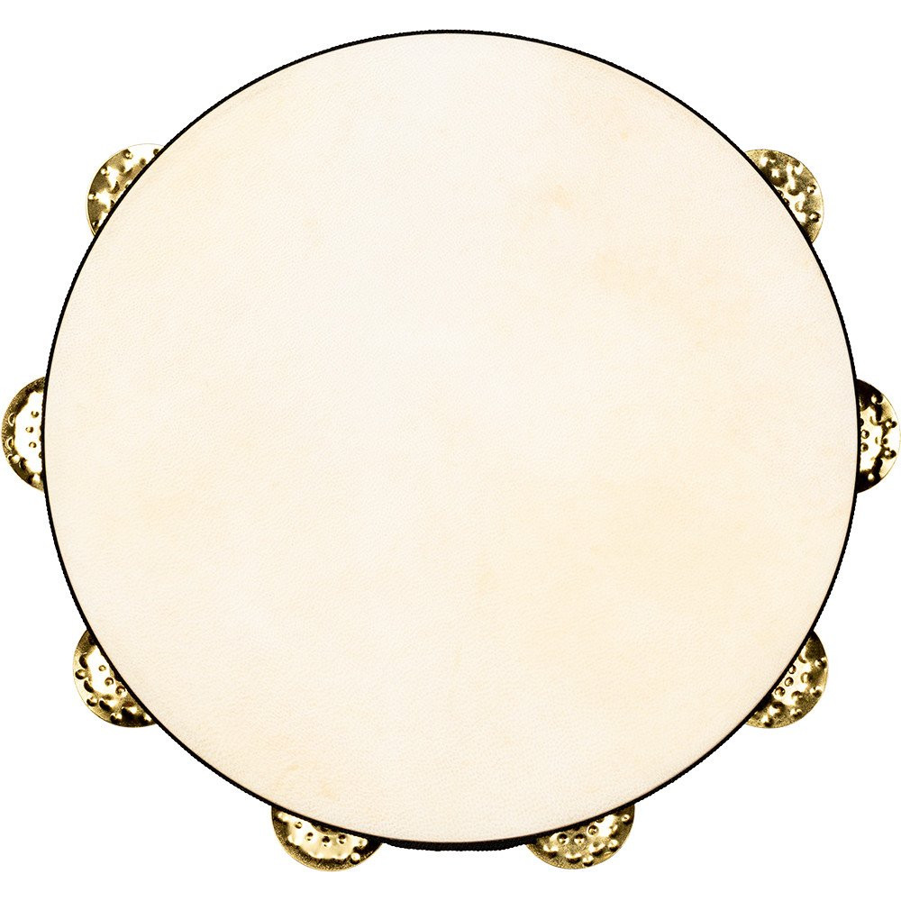Meinl Percussion TAH2V-WB Vintage Wood Series Headed Tambourine - 10