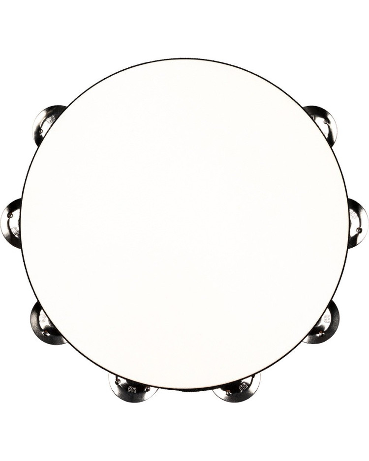 Meinl Percussion TAH2WB Traditional Wood Series Headed Tambourine - 10