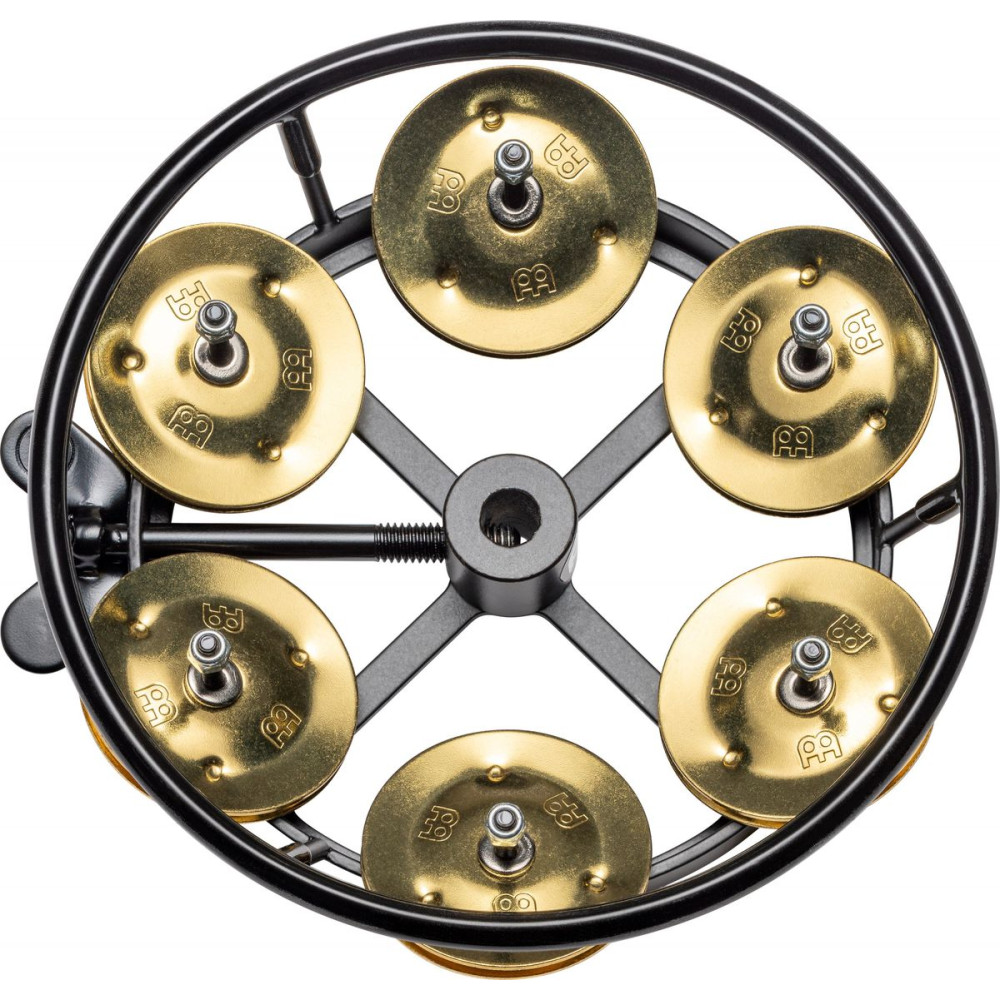 Meinl Percussion THH1B-BK Professional Series HiHat Tambourine - 5