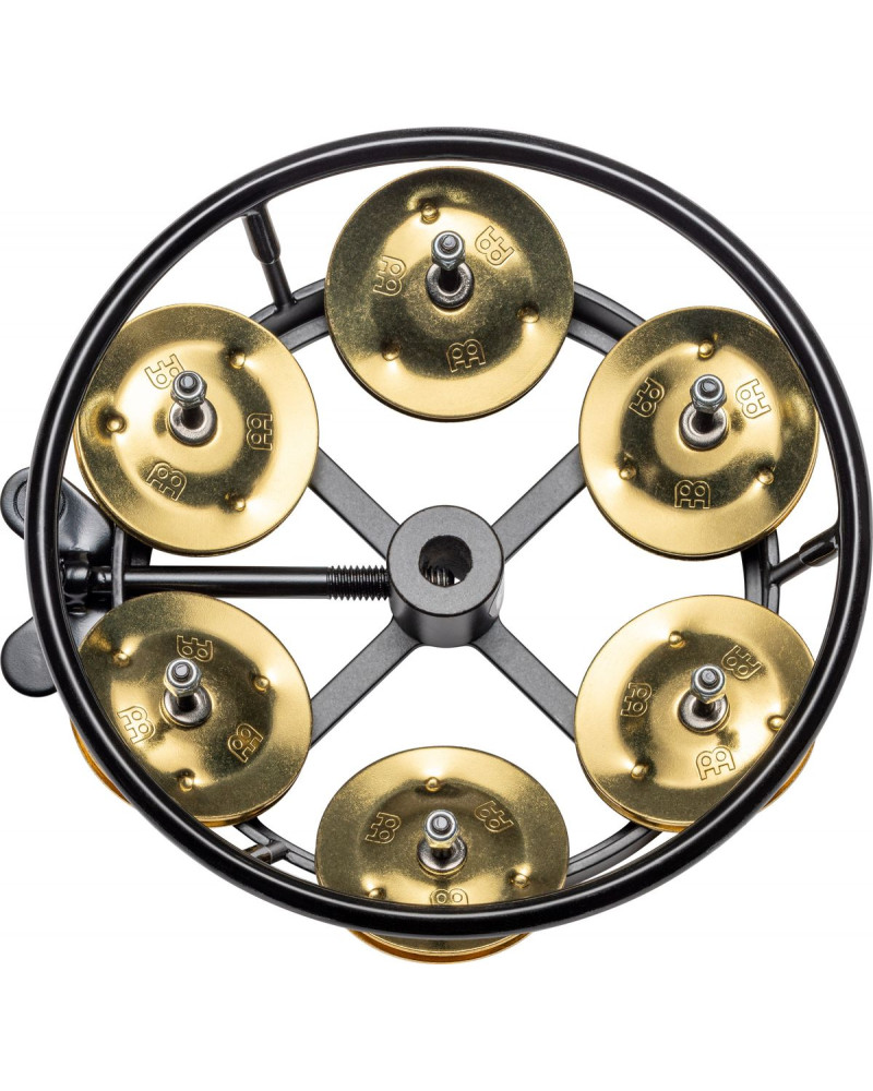 Meinl Percussion THH1B-BK Professional Series HiHat Tambourine - 5