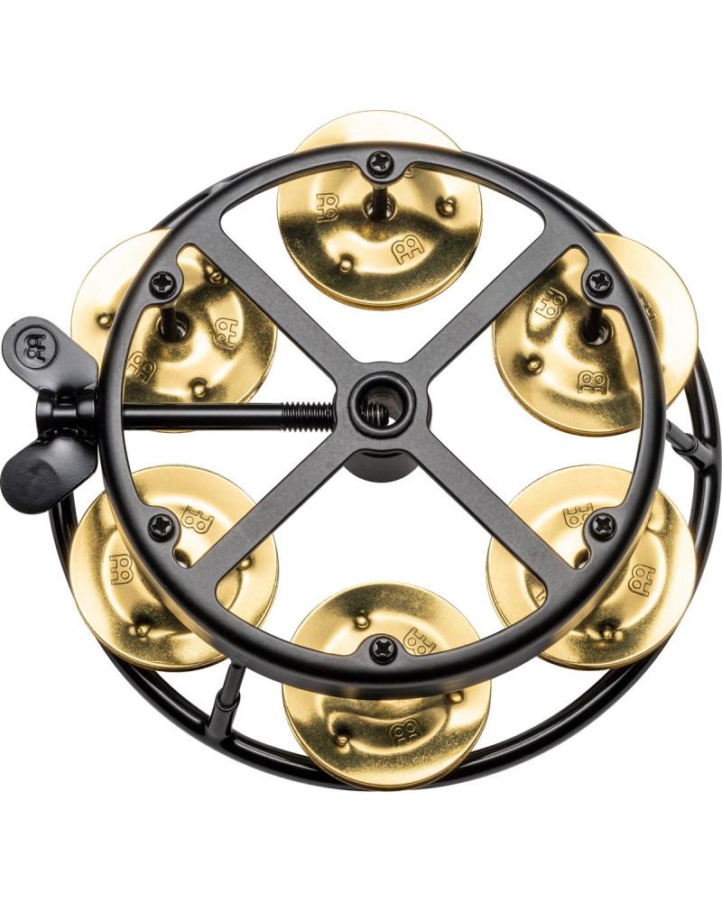 Meinl Percussion THH1B-BK Professional Series HiHat Tambourine - 5