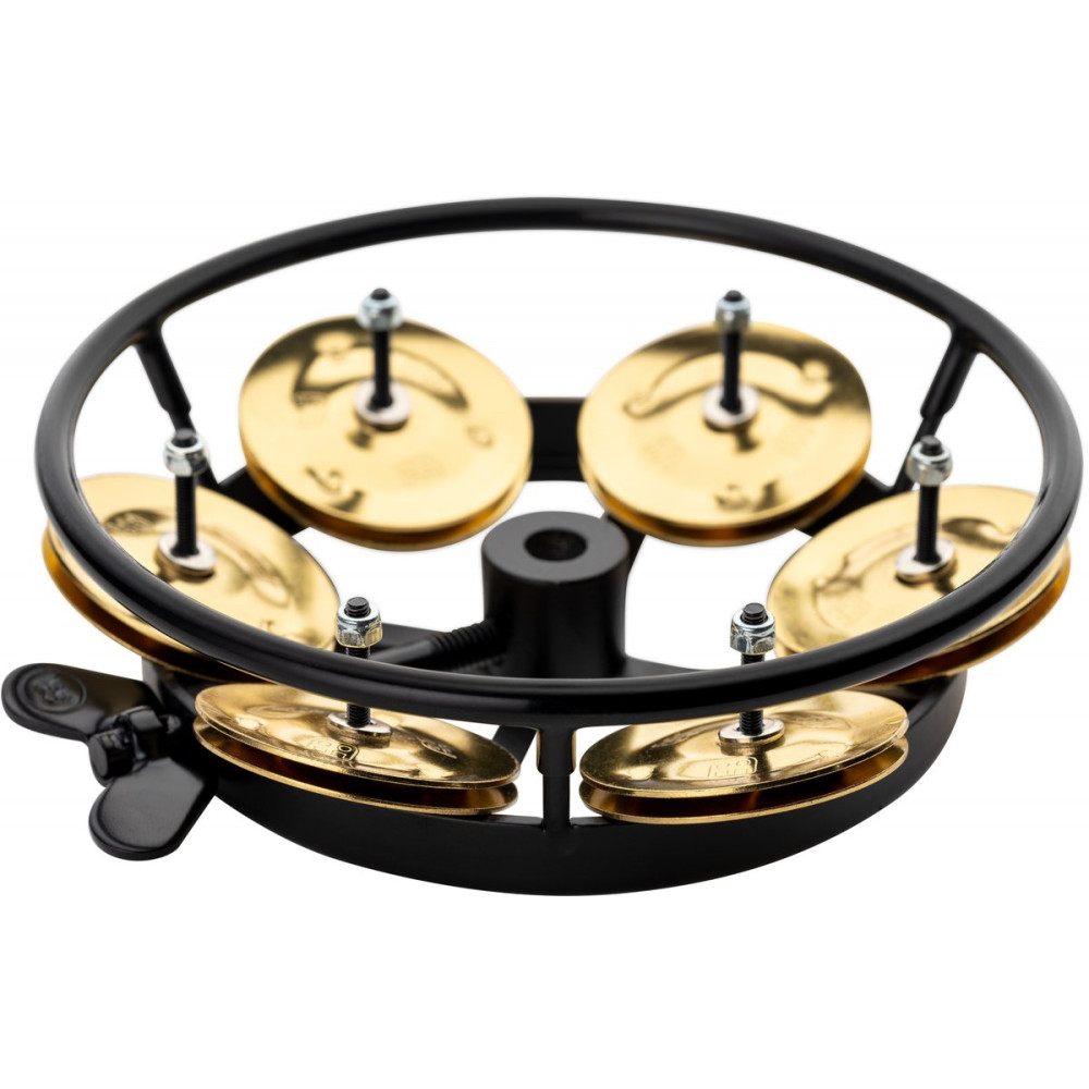 Meinl Percussion THH1B-BK Professional Series HiHat Tambourine - 5