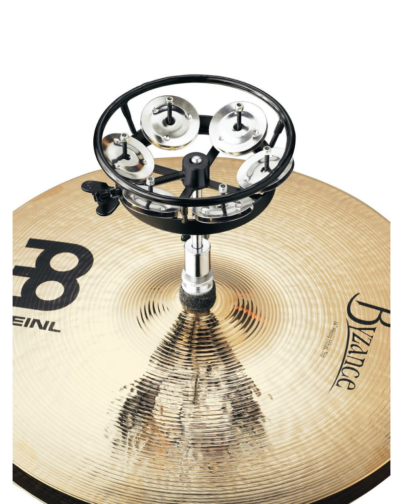 Meinl Percussion THH1BK Professional Series HiHat Tambourine - 5