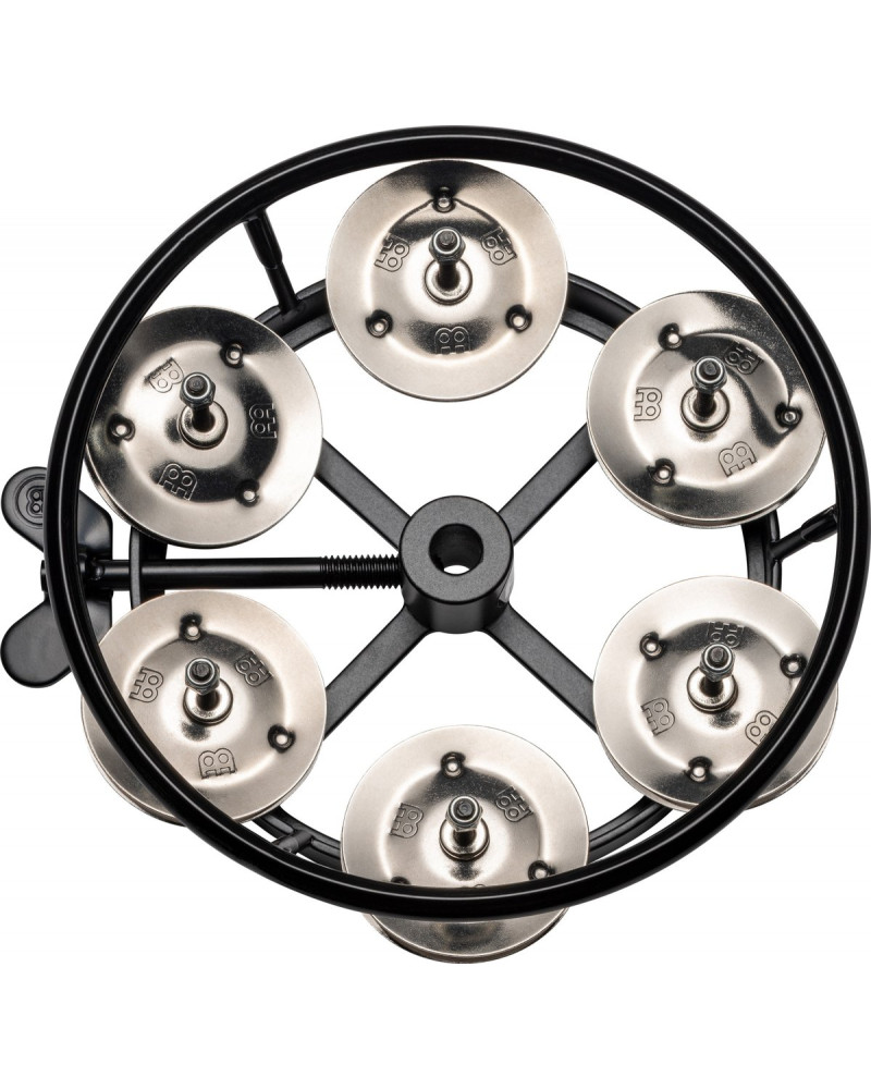 Meinl Percussion THH1BK Professional Series HiHat Tambourine - 5