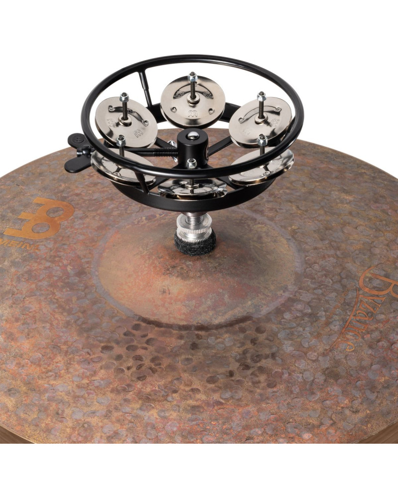 Meinl Percussion THH1BK Professional Series HiHat Tambourine - 5