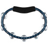 Meinl Percussion TMT1A-B Traditional ABS Series Hand Held Molded ABS  Tambourine - Blue/Aluminum Jingles