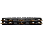 Meinl Percussion TMT1B-BK Traditional ABS Series Hand Held Molded ABS Tambourine - Black/Brass Jingles