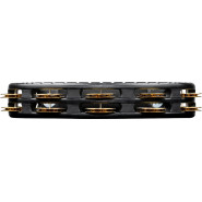 Meinl Percussion TMT1B-BK Traditional ABS Series Hand Held Molded ABS Tambourine - Black/Brass Jingles