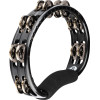 Meinl Percussion TMT1BK Traditional ABS Series Hand Held Molded ABS Tambourine - Black/Nickel-Plated Jingles