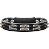 Meinl Percussion TMT1BK Traditional ABS Series Hand Held Molded ABS Tambourine - Black/Nickel-Plated Jingles