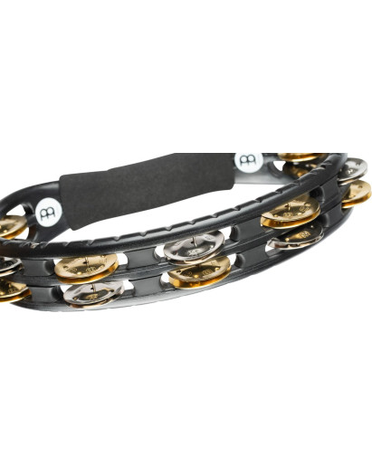 Meinl Percussion TMT1M-BK Recording-Combo Hand Held ABS Tambourine