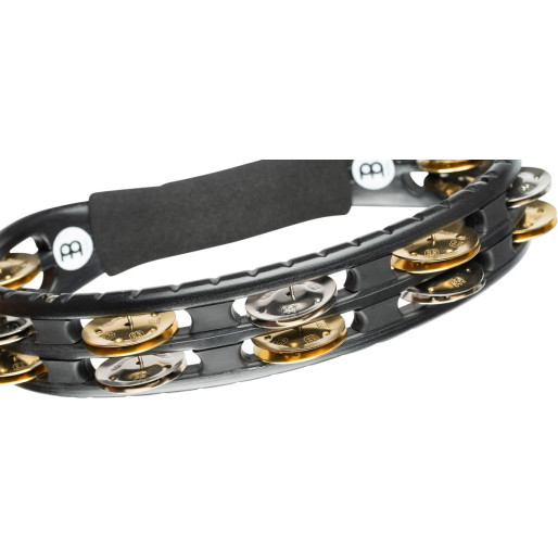 Meinl Percussion TMT1M-BK Recording-Combo Hand Held ABS Tambourine