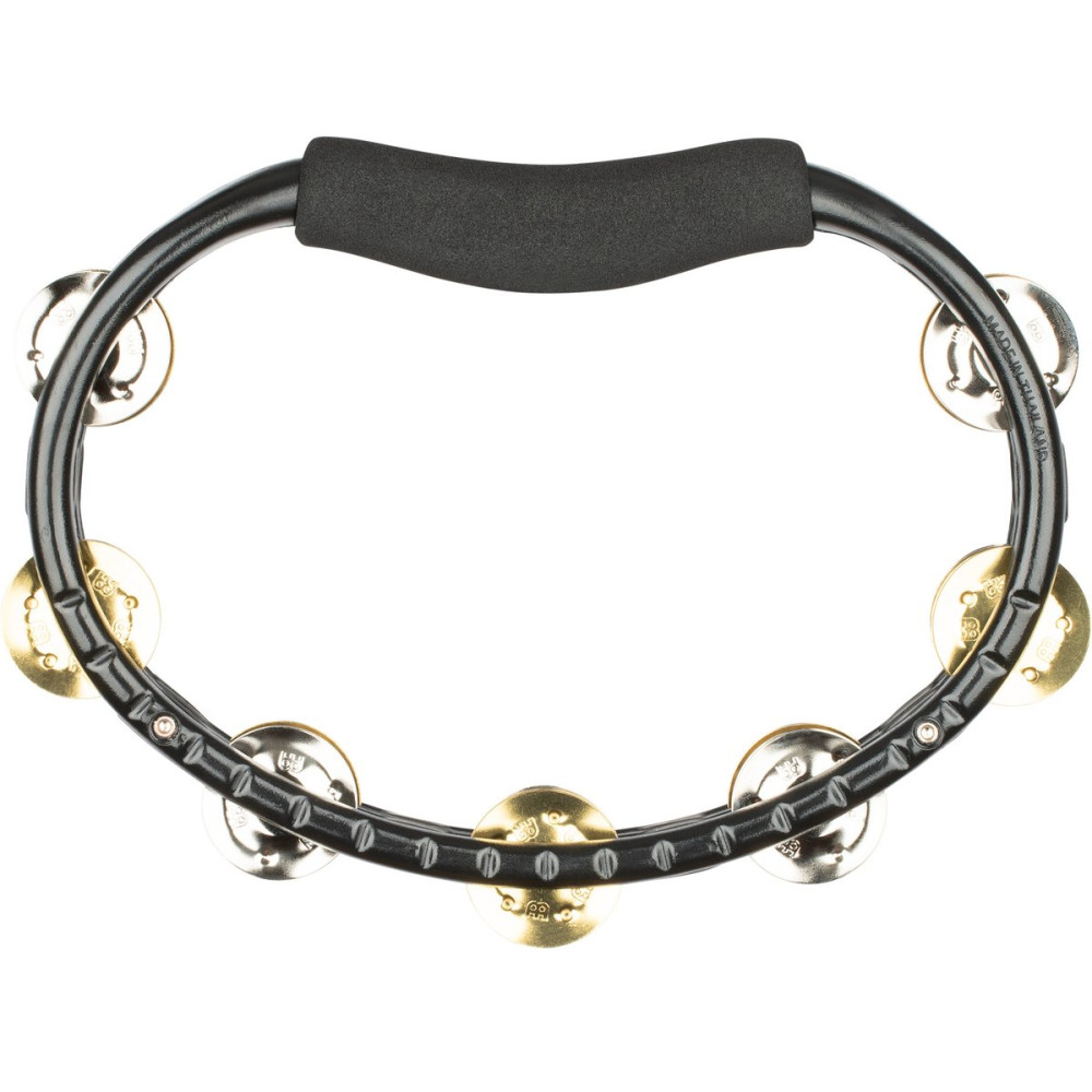 Meinl Percussion TMT1M-BK Recording-Combo Hand Held ABS Tambourine