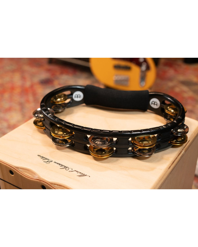 Meinl Percussion TMT1M-BK Recording-Combo Hand Held ABS Tambourine